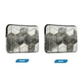 thumbnail image 7 of FORMRS 13-13.3 inch Laptop Sleeve Case Soft Carrying Quilted Computer Bag Cover, Gray Hexagons, 7 of 7