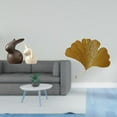 thumbnail image 2 of Estatua De Conejo De Porcelana Y Juego De Decoración De Pared De Hojas De Ginkgo De Hierro Forjado Para Pascua, Jardín, Armario, Sala De Estar, Oficina, Hotel, Comedor, Restaurante, Casa De, 2 of 8