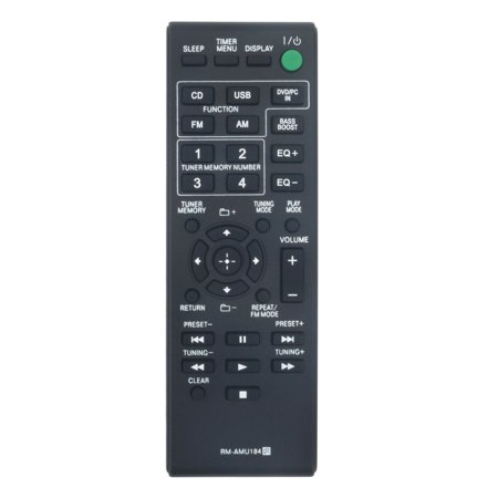 New RM-AMU184 Replace Remote for Sony Audio Speaker System MHC-ECL5 GTK-N1BT