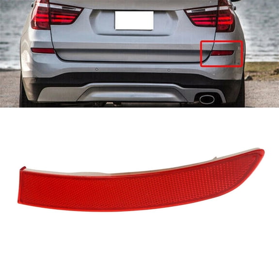Furulu Right Rear Bumper Reflector Lamp 63257352210 For BMW F25 For X3 Series 2014-2017