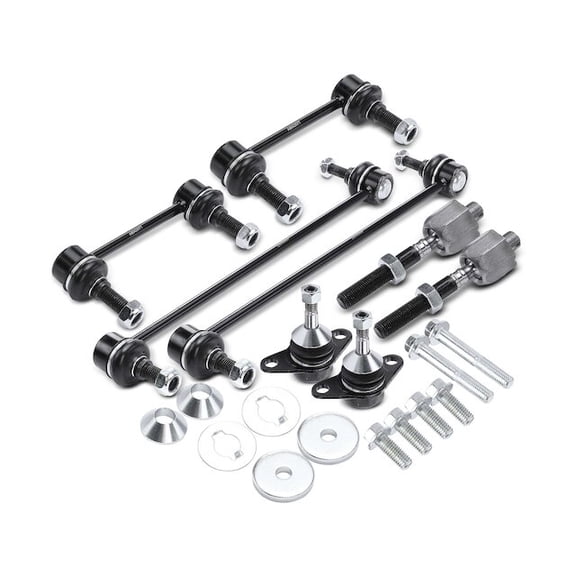 Ball Joints Tie Rods Sway Bar Link Kit 8 - Compatible with 2001 - 2007 Volvo S60 2002 2003 2004 2005 2006
