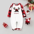 thumbnail image 3 of Christmas Family Matching Pajamas Long Sleeve Xmas Sleepwear Funny Holiday Jammies Festival Party Pjs Romper for Baby, 6 M, 3 of 7