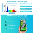 thumbnail image 4 of 60/75/90cm WRGB Aquarium Light With Timer Waterproof Fish Tank LED Light Underwater Lamp Aquariums Decor Lighting Planted Lights ,Easy to Install, 4 of 7