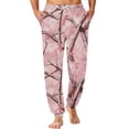 thumbnail image 2 of GrmtClth Relaxed Fit Breathable Realtree Branch Print Jogger Sleep Trousers for Men Drawstring Waist Soft Indoor Lounge Pants Pink L, 2 of 6