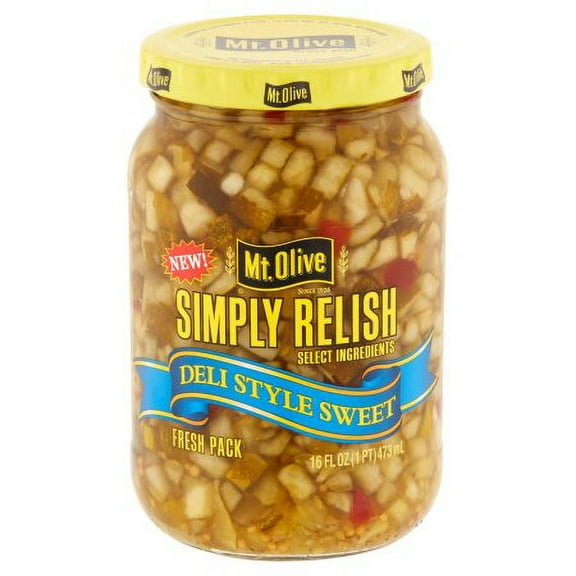 Mt. Olive Simply Relish Deli Style Sweet (Pack of 20)