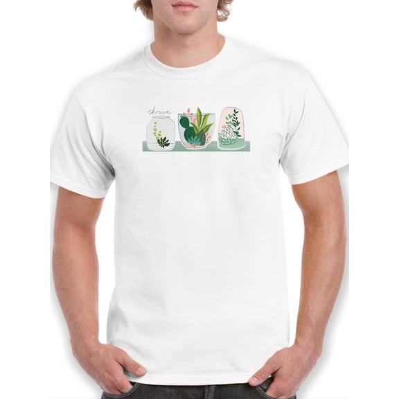 Terrarium Cameo Collection D T-Shirt Men -June Erica Vess Designs, Male 3X-Large