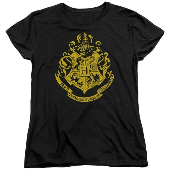 Harry Potter - Hogwarts Crest - Women's Short Sleeve Shirt - Large