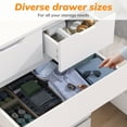 thumbnail image 3 of Eunon 6 White Drawer Dresser, Wood Storage Chest Organizers ,Chests of Drawers with Large Organizer for Bedroom Living Room, 3 of 9