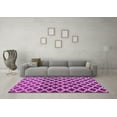 thumbnail image 3 of Ahgly Company Indoor Rectangle Abstract Pink Modern Area Rugs, 2' x 3', 3 of 4