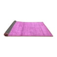 thumbnail image 2 of Ahgly Company Indoor Round Abstract Purple Modern Area Rugs, 5' Round, 2 of 4