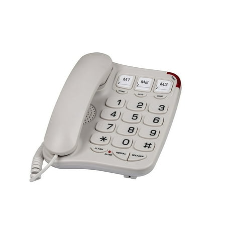 1 Big Button Phone - Braille Big Button phone for visually impaired and the elderly