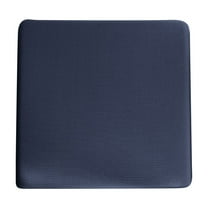 GiLiling Chair Cushion Memory Foam Pads with Ties Honeycomb Pattern Slip Non Skid Rubber Back Rounded Square 16" x 16" Seat