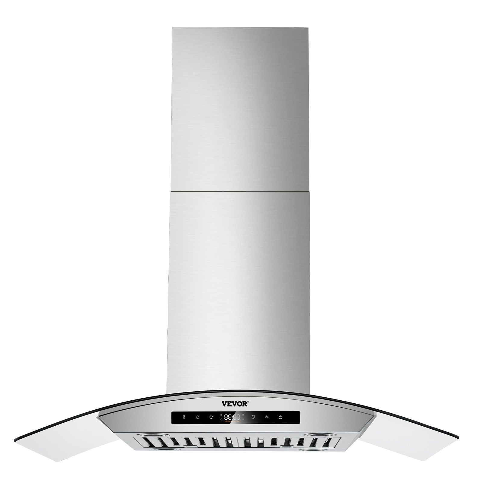 30" Wall Mount Range Hood Ceiling Mount Vent 800CFM Gesture & Touch Control