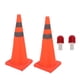 thumbnail image 2 of Cono de seguridad en la Carretera, conos de tráfico plegables reflectantes 2 paquete de naranja múltiple para el estacionamiento para el estacionamiento, 2 of 7