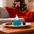 thumbnail image 2 of Scented Christmas Tree Candles, 3.7 Inch Large Holiday Aromatherapy Candle with Cedar Fragrance, Long Burning Soy Wax for Home Table Decor, Party, and Winter Decorations, 2 of 5