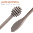 thumbnail image 3 of CRAFTHROU 2Ud Cucharas De Silicona Para Mezclar Miel Con Ranuras Para Recoger Y Servir Cómodamente, 3 of 8