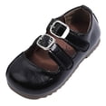 thumbnail image 2 of Girls Flat Leather Shoes Soft Sole Low Heel Vintage Style Spring Summer Casual Footwear, 2 of 5