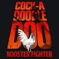 thumbnail image 2 of Mens Rooster Fighter Big Text Bird T Shirt, 2 of 4