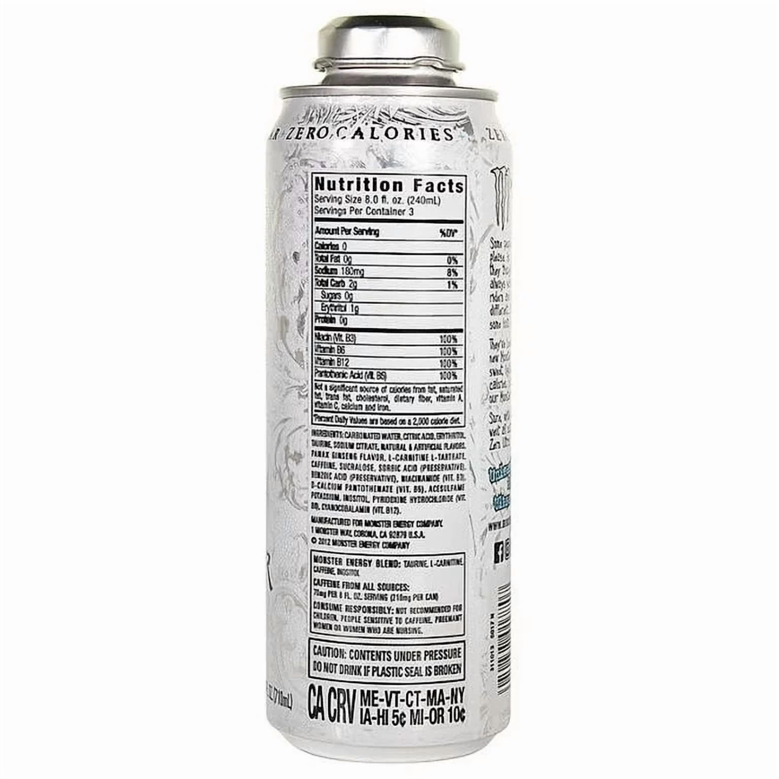 Monster Energy Zero Ultra Mega, 24 Oz Can - 24 Pack