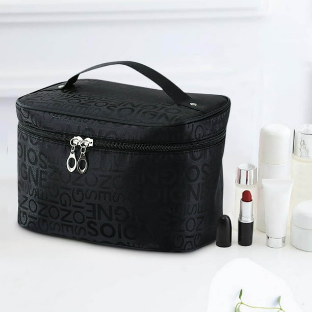 Nuevo neceser de maquillaje de gran capacidad, portátil, moderno y bonito para mujer. Ideal para viajes y almacenamiento.