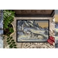 thumbnail image 3 of Carolines Treasures PPP3274MAT Siberian Husky Winterscape Door Mat Indoor Rug or Outdoor Welcome Mat 18x27 Doormat  18H, 3 of 3