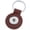 Brown, variant on Choose Color | Round Keychain Car Ring Snap Jewelry Fits 18MM 20MM Ginger Charm Buttons