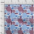 thumbnail image 2 of oneOone Cotton Poplin Medium Blue Fabric Beach Sewing Fabric By The Yard Printed Diy Clothing Sewing Supplies 42 Inch Wide, 2 of 4
