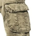 thumbnail image 4 of Pantalones de Trabajo de Tamaño Mayor Pantalones Cortos de Algodón Deportivos Sueltos, Pantalones Casuales de Cinco Cuartos con Múltiples Bolsillos, 4 of 6