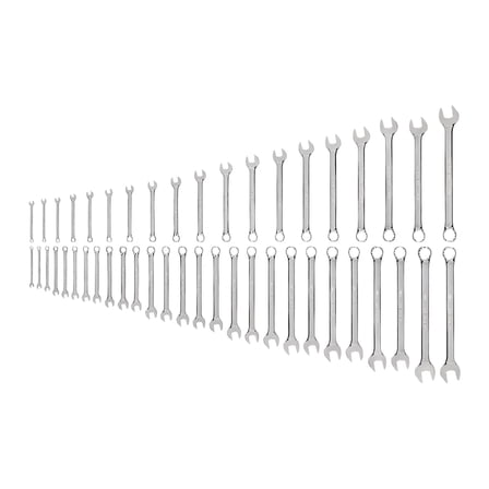 TEKTON Combination Wrench Set, 46-Piece (1/4 - 1-1/4 in., 6-32 mm) | WCB90301