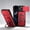 Red, variant on For iPhone 17 Rugged Phone Case,360°Rotatable Ring Kickstand,Heavy Duty Shockproof Drop Protection,With Sliding Camera Cover,Non-Slip Anti-Scratch Durable Phone Case Cover,Red