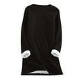 Halloween Costumes for Women Cute Ghost Graphic Fleece Pullover Tops