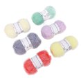 thumbnail image 1 of Hilados 6 Rollos De Hilo Scrubby Sparkle Pastel Glitter Para Ganchillo Paño De Cocina Bolsa De Muñeca Tejida A Mano Con Ganchillo, 1 of 7