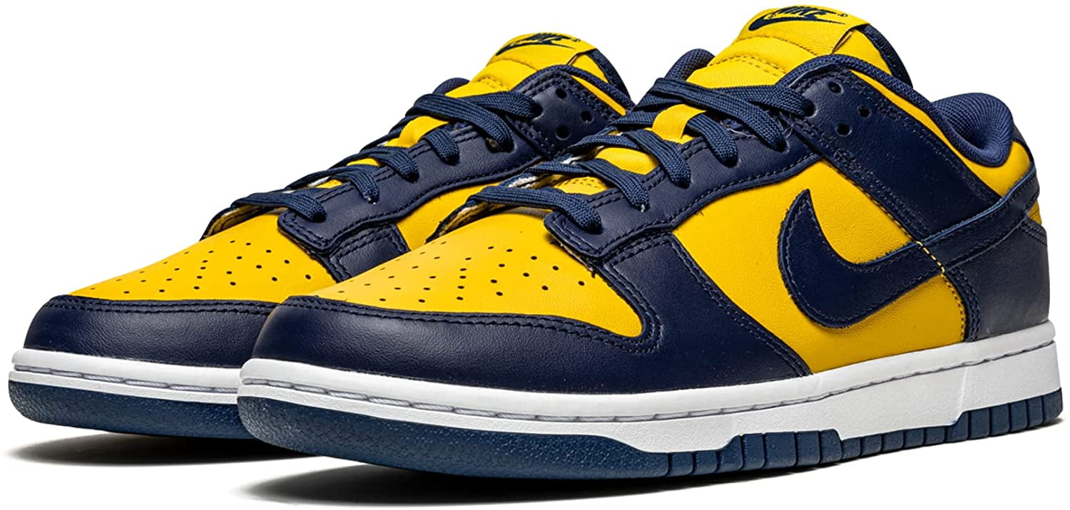 nike dunk low retro varsity maize navy