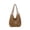 Khaki, variant on Women Straw Woven Bag Fashion Shoulder Bag Large Capacity Weaving Shoulder Purse Lightweight Handwoven Shopping Bag with Lace Summer Beach Bag (White)