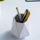 thumbnail image 3 of Ceramic Desk Cute Pen Holder Stand Gold Line Pencil Cup Pot Desk Organizer Makeup Brush Holder, 3 of 4