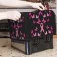 thumbnail image 7 of Gaeub Breast Cancer Print 4 Slice Toaster Cover,Bread Machine Cover,Dustproof Fingerprint Protectors and Greasy Protection Anti-sputtering, 7 of 7