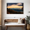 thumbnail image 3 of Elephant Stock Blue Ridge Mountain Sunrise Wall Art - Horizontal Canvas Wall Art - Living Room Wall Decor - Nature Canvas - Yellow And Brown Decor - 45" x 30", 3 of 8