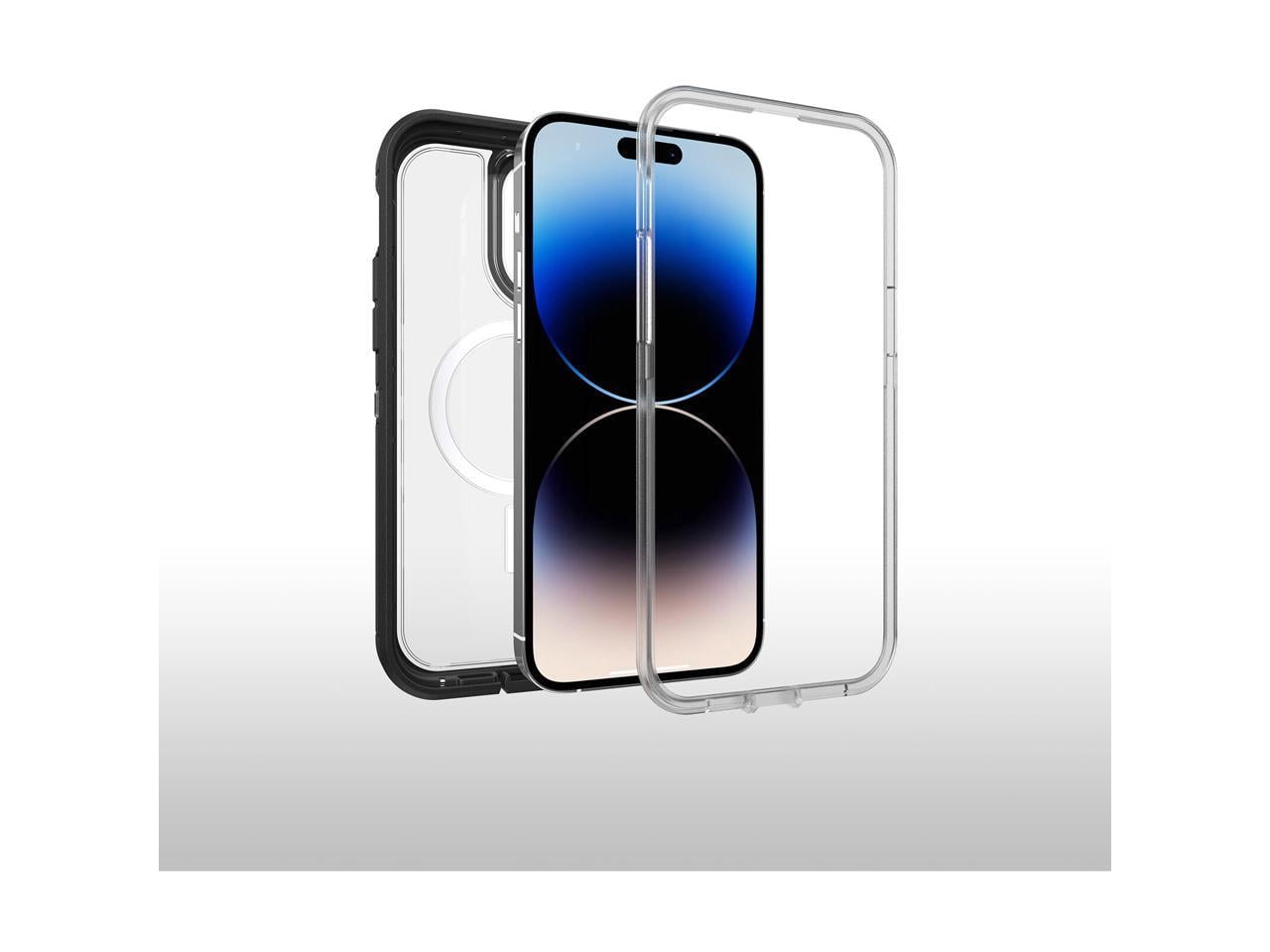 OtterBox Defender Series XT Black Crystal (Clear/Black) iPhone 14 Pro Max Case with MagSafe 77-90066