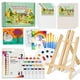 thumbnail image 1 of Kit de pintura ACGASK para niños con 24 pinturas acrílicas y 6 lienzos, 1 of 7