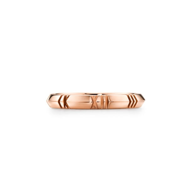 Tiffany & co-Anillo Estrecho De Oro (18 K , Diseño De Pareja , Joyería De Moda Para Mujeres Y Niñas)