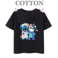 thumbnail image 2 of Camiseta de algodón de Disney Stitch y Mickey Mouse para niños, camisetas para niños, camisetas casuales de cuello redondo de moda de verano 2024, 2 of 5