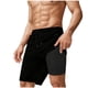 thumbnail image 1 of Ceisia Men's Swim Trunk Mesh Lining Quick Dry Board Shorts Swimwear Beach Shorts Black M Gift, 1 of 8