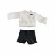 thumbnail image 2 of Conjunto De Ropa Para Muñecas BJD De Estilo Moderno, Ropa Para Muñecas De 25-30 Cm, Atuendo Para Figuras De Acción Para Aficionados 01 Blanco T Negro Corto, 2 of 9
