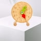 thumbnail image 2 of Reloj didáctico de madera que dice la hora, modelo para niños, niños y niñas, regalo Estilo 1, 2 of 9