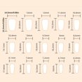 thumbnail image 2 of Juego de uñas de diamante brillante francés a presión | Blanqueamiento Avanzado | Manicura Misteriosa | Uñas postizas flexibles de cubierta completa con pegamento 1ml | 25 g | los 10,5x6,5x1,5cm |, 2 of 7