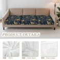 thumbnail image 5 of TSOVTHRID Vintage Golden Butterfly Print Couch Cushion Covers for Pets, Non Slip Washable Sofa Seat Cover for Dogs 3 Pieces Soft Stretch Sofa Cushion Slipcovers with Elastic Bottom, 24x24 Inch, 5 of 7