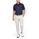 thumbnail image 2 of Polo Under Armour Tech Golf para hombre, talla S, color azul oscuro, 2 of 5