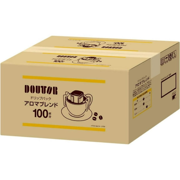 DOUTOR Coffee Drip Pack Rich Aroma Blend 100 Packs Japan - Tokyo Sakura Mall