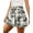 A Tie Dye Black, variant on KISSMODA Flowy Shorts for Women Chiffon Ruffle Skorts Mini Skirts for Teen Girls