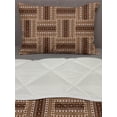 thumbnail image 3 of Traditional Comforter & Sham Bedding Set, Ornamental in Earth Tones Folk Bohemian Geometric Influences, 3 pcs Duvet Set Microfiber Filling Quilt, 5 Sizes, Brown Caramel, by Ambesonne, 3 of 4